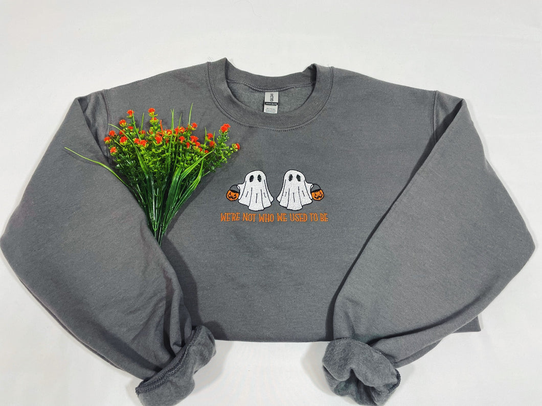 Two Ghosts Embroidered Crewneck