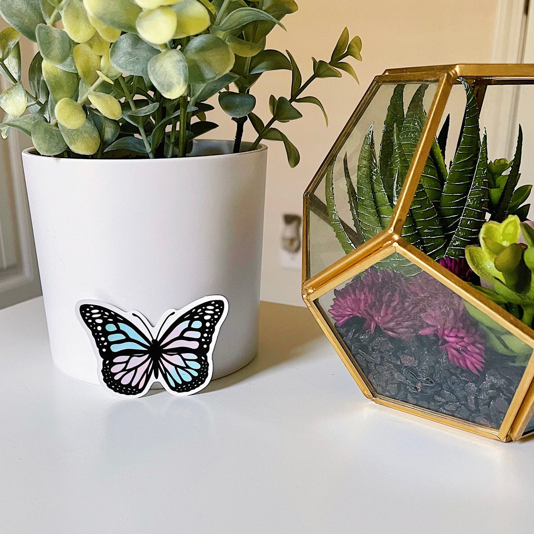 Gradient Butterfly Sticker